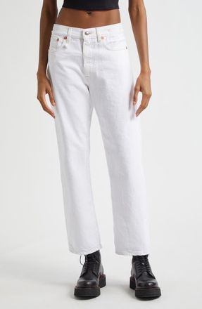 R13 Distressed Boyfriend Jeans in Aerin White at Nordstrom, Size 26