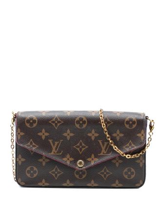 Louis Vuitton 2018 Pochette Felicie crossbodytas met monogram - Bruin