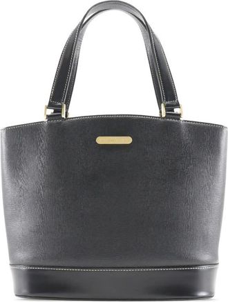 Burberry Pre-owned Burberry Leather Tote 4LMGS7UPI05QUS7V