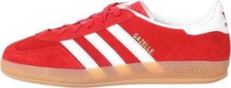 adidas Gazelle Indoor Sneakers Rood Unisex - Heren - Sneakers - Rood - 44 EU - Su&egrave;de - Schoenen