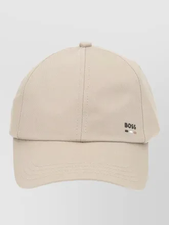 HUGO BOSS curved brim baseball hat signature logo