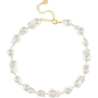 Rivka Friedman Baroque Faux Pearl Necklace at Nordstrom Rack