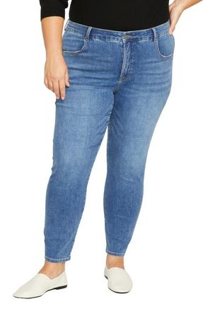 Universal Standard Seine Skinny Jeans in Vintage Indigo at Nordstrom, Size 24W