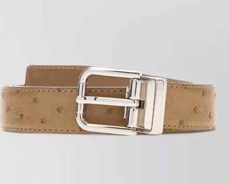 Dolce & Gabbana leather reversible belt