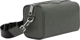 Karl Lagerfeld K/Loom Crossbody Tas - Heren - Schoudertassen - Groen - ONE Size - Leer - Tassen