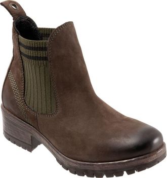 Bueno Florida Chelsea Boot in Brown/Khaki Knit at Nordstrom, Size 10.5-11Us