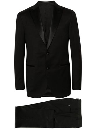 Corneliani Pak met enkele rij knopen - Zwart