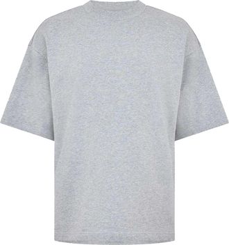 Calvin Klein Heren Logo T-shirt met ronde hals (Grijze Heide)