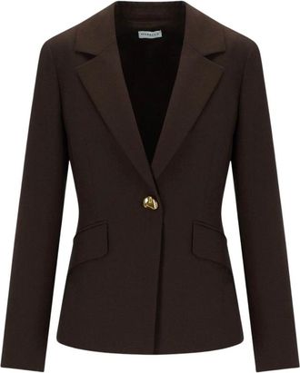 Marella Exploit Single-breasted Blazer - Dames - Blazers - Bruin - M - Polyester - Jassen
