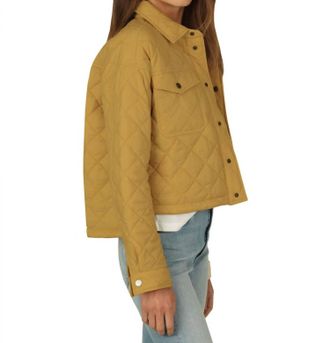 Dylan Hi Lo Ranch Jacket In Gold Rush