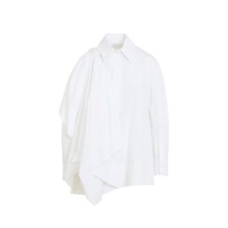 Givenchy Womens White Cotton Bow Shirt - Size EU 38 (Womens)