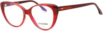 Cutler and Gross CGOP137056 004 Red Mini 56mm