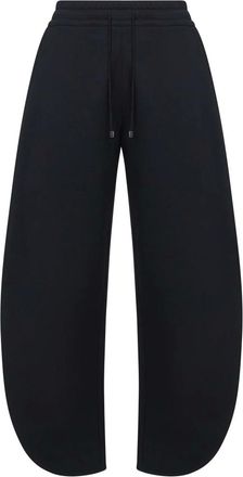 Alaia Broeken, Dames, Zwart, S, Katoen, Petal Jogger Pants