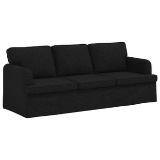 vidaXL Sof&aacute; Negro 201 X 80 X 85 Cm Tela Vidaxl
