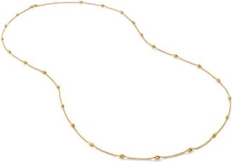 Monica Vinader Orbit gold vermeil-plated necklace - women - Other fibres - One Size