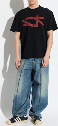 44 Label Group T-shirt With Logo, Mens, Black