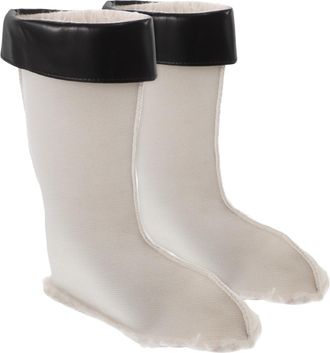 UPKOCH 2pcs Warm Thick Fleece Boot Liner Socks for Men Women Hunter Rain Boot Insole Insert Plush Removable Walking Sock Liners for Winter Snow Cold Weather