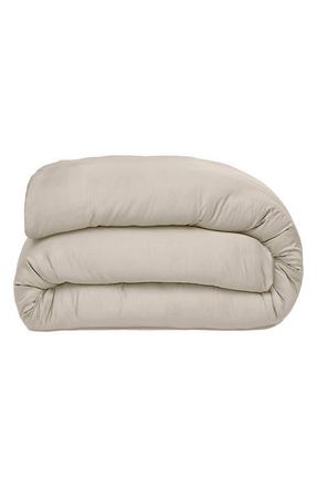 Ettitude Signature Sateen Duvet Cover in Sand at Nordstrom, Size Twin