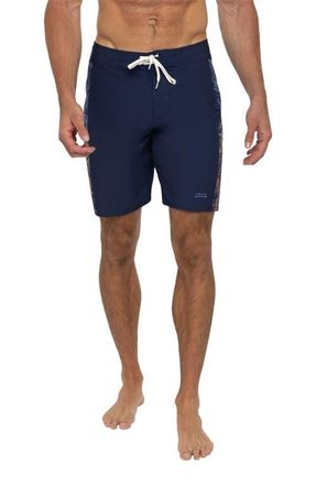 Travis Mathew Beach Break Board Shorts in Dress Blues at Nordstrom, Size 40