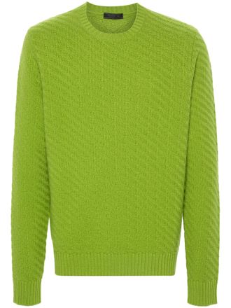 Prada Ribbed Knit Jumper