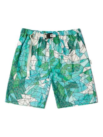 Advisory Board Crystals Stained Glass shorts - Groen