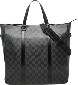 Louis Vuitton Pre-owned Shoulder Bag - Heren - Vintage Shopper - Zwart - ONE Size - Leer - Vintage