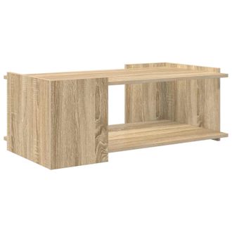 vidaXL Mesa De Caf&eacute; Roble Sonoma 90 X 50 X 33 Cm Madera De Ingenier&iacute;a Vidaxl