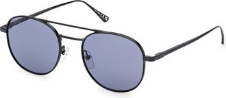 Web Eyewear Web WE0375 91V Mens Sunglasses Blue Size 52