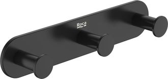 Roca Roca - Percha Triple Round Hotels Color: Negro Mate