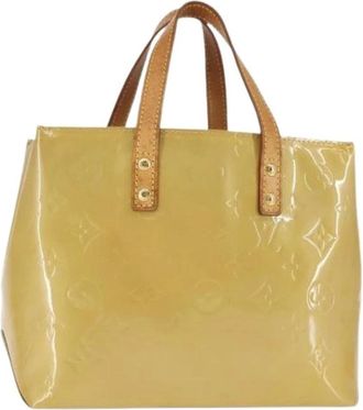 Louis Vuitton Pre-owned Handbags, female, Beige, Size: ONE SIZE Pre-owned Vintage Leather Handbag