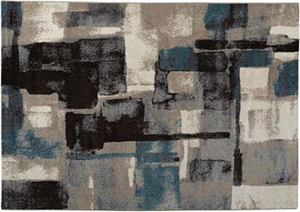 OEM Alfombra Decora 110&times;170 Cm - Polipropileno Fris&eacute; Azul - Blu004