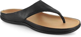 Strive Footwear Womens Maui Thong Sandals In Black