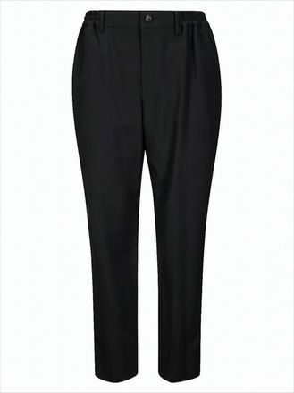 Comme Des Garçons Tailored Straight-Leg Pants With Mid-Rise Waist
