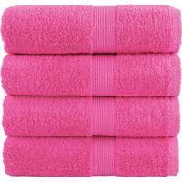 OEM Servilletas De Invitados Premium Solund, Juego De 4, Rosa, 30 X 50 Cm, 600 G/m&sup2; - Crezuo