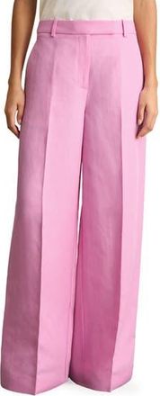 Reiss Raine Pleated Wide Leg Pants in Pink at Nordstrom Rack, Size 6 Us / 10 Uk