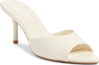 Open Edit Micah Heeled Sandal in Ivory Egret at Nordstrom, Size 8.5