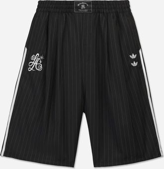 adidas Men s Willy Chavarria Pinstripe Shorts Black