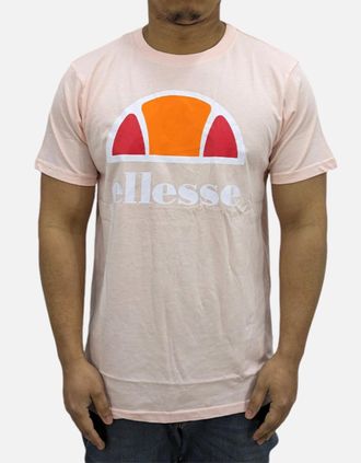 Ellesse Mens ELLESSE ECRILLO Mens T Shirts Crew Neck Short Sleeve Casual Summer Cotton Tee - Pink - Size: 42