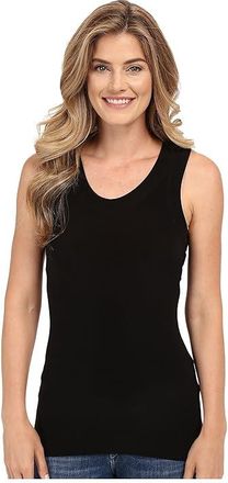 Norma Kamali Racer T-Shirt Womens Sleeveless Black : XL (Womens 10), Jersey/Polyester/Spandex