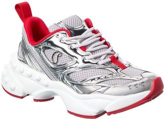Christian Louboutin So Flo Mesh & Leather Sneaker