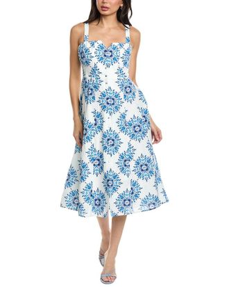 Allison Allison Bella Linen-Blend Shirtdress