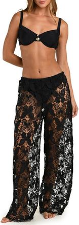 L'agence Butterfly Cover-Up Pants in Black at Nordstrom, Size X-Small