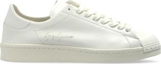 Yohji Yamamoto Schoenen, Dames, Wit, 39 1/2 EU, Leer, Superstar Trainers