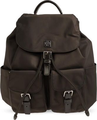 Tory Burch Tassen, Dames, Bruin, ONE Size, Leer, Virginia Rugzak