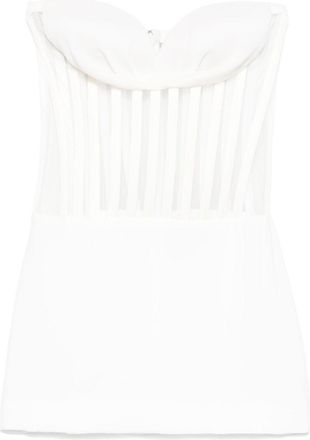 Mônot Bustier Mini Dress - Womens - Viscose/Polyester