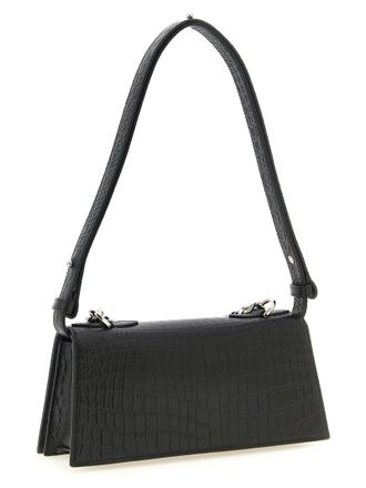 Alexander McQueen Womens Black Calfskin Shoulder Bag
