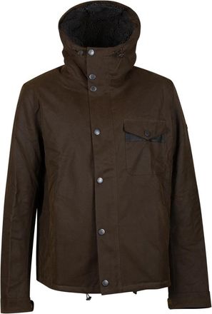 Barbour Groene Hoodie met nepbont - Heren - Winterjassen - Groen - S - Nepbont - Jassen