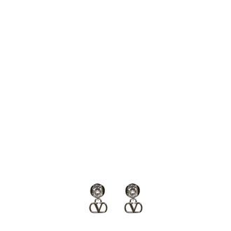 Valentino Garavani VLogo Signature Oorbellen - Dames - Oorbellen - Grijs - ONE Size - Accessoires