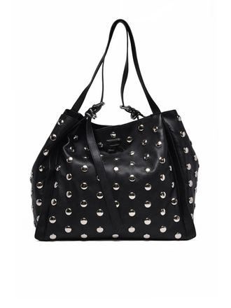Ermanno Scervino Vera Studded Shoulder Bag With Magnetic And Zip Closure