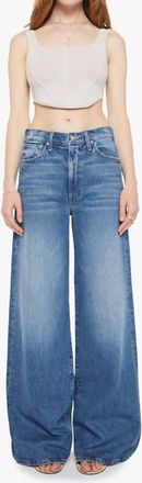 Mother Ditcher Roller Zip Sneak Jeans In Remember When